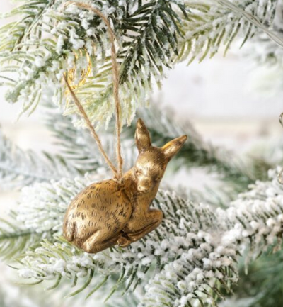 Laying Deer Ornament