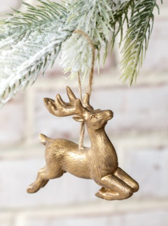 Jumping Deer Ornament