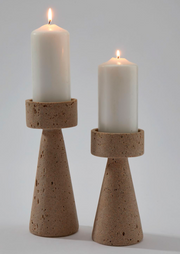 Sand Pillar Candle Holder