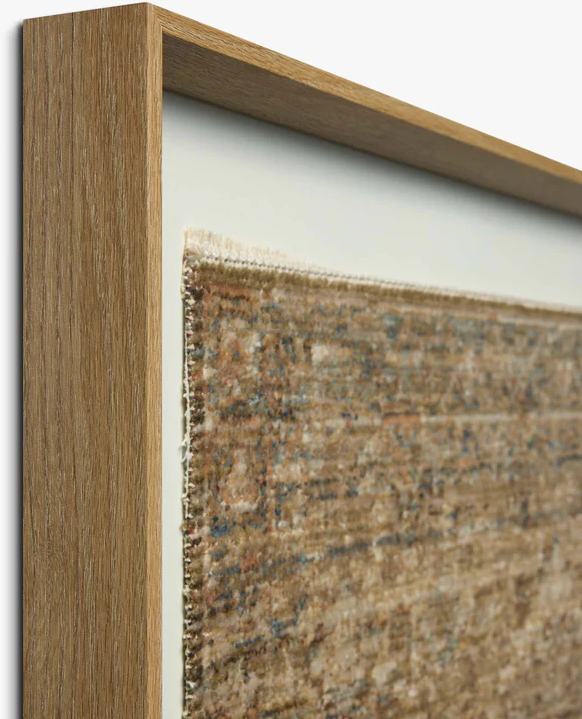 Textured Framed Rug Art