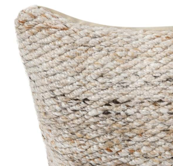 36" x 16" Natural Textured Lumbar Pillow