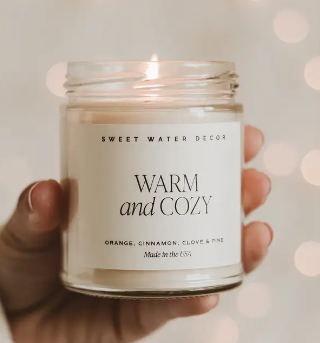 Warm and Cozy Soy Candle