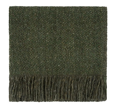 Textured Fringe Throw Blanket