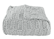 Checkered Knit Throw