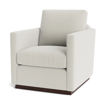 Custom Textured Track Arm Swivel Chair