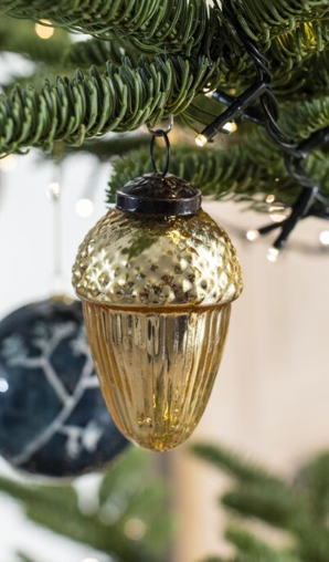 Gold Acorn Ornaments