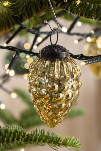 Gold Acorn Ornaments