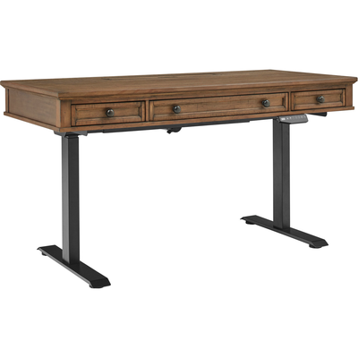 60" Wood Adjustable Desk