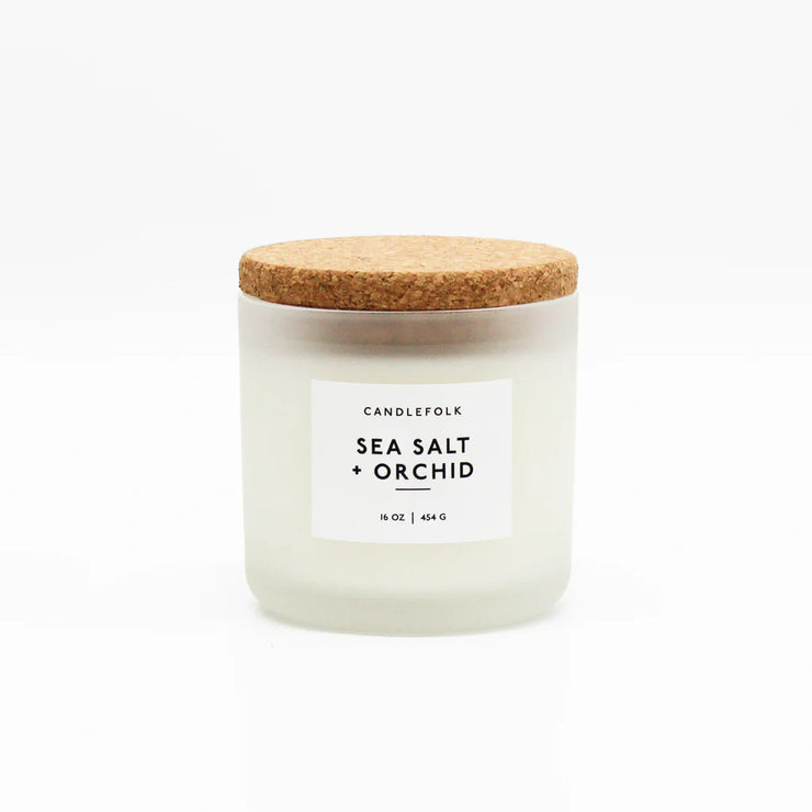 Sea Salt & Orchid 16oz Soy Candle