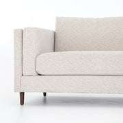 92" Beige Upholstered Sofa