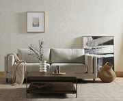 92" Beige Upholstered Sofa