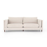 92" Beige Upholstered Sofa