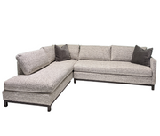 112" Custom Sectional with Left Chaise