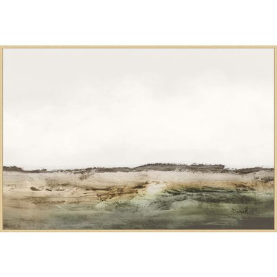 Land Impression Artwork w/Natural Frame