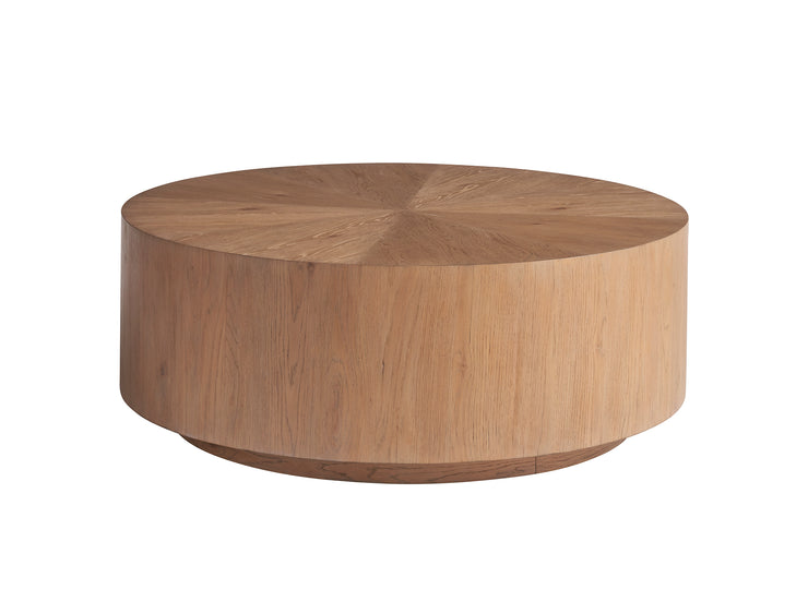 Wood Drum Coffee Table