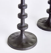 Black Iron Candlestick Set of 3