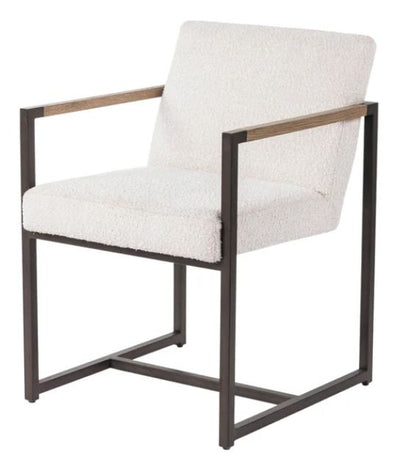 Iron Arm Dining Chair
