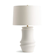 White Ceramic Clean Silhouette Table Lamp