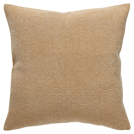 22"x22" Dark Yellow Cotton Pillow