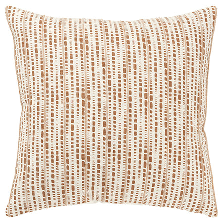 21"x21" Camel Dotted Pillow