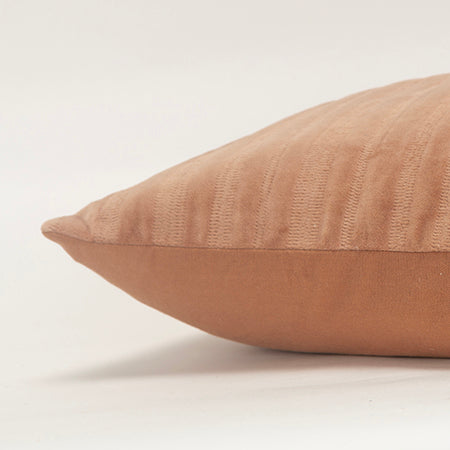 14"x 26"Camel Lumbar Velvet Pillow