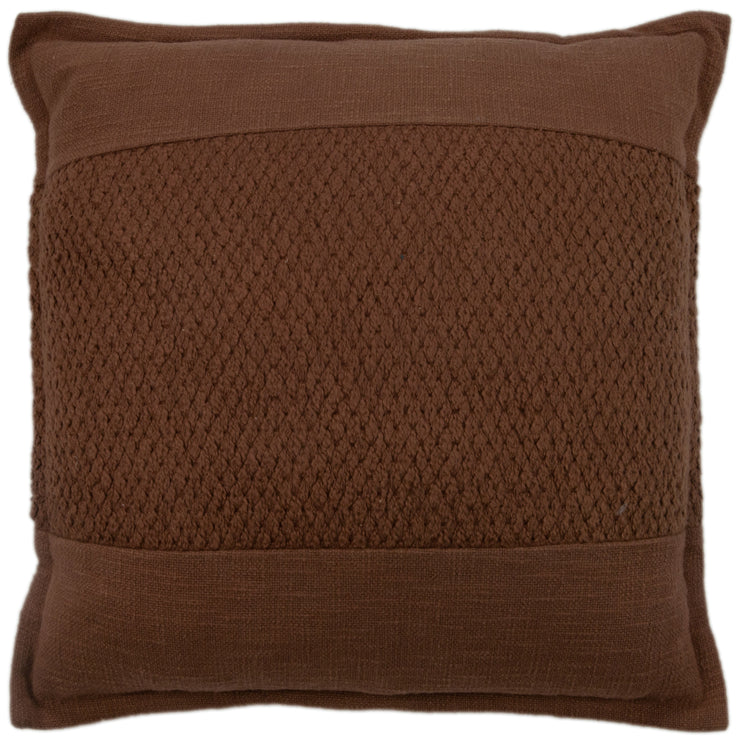 20"x 20" Cocoa Cotton Pillow