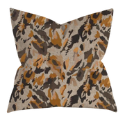 20" Fall Patterned Down Filled Throw Pillow