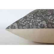 20x20" Olive Floral Pillow