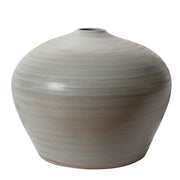 Soft Green Textured Ceramic Vase