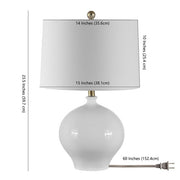 Timeless White Ceramic Lamp