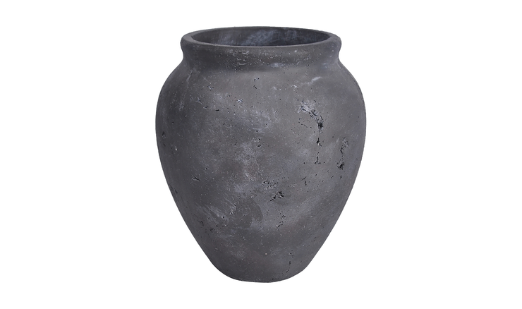 Antique Black Tall Vase