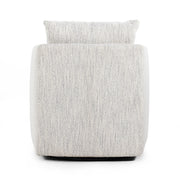Grey Textured Swivel Chair - Mix Home Mercantile