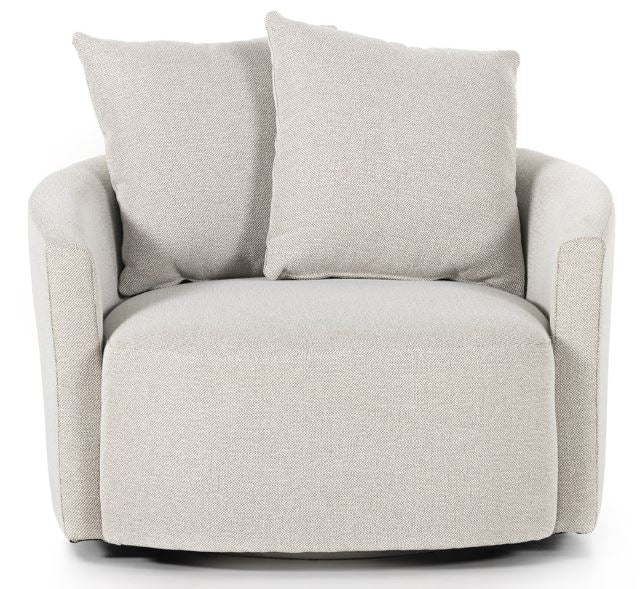 Delta Bisque Swivel Chair - Mix Home Mercantile