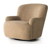 Swivel Sheepskin Chair - Mix Home Mercantile