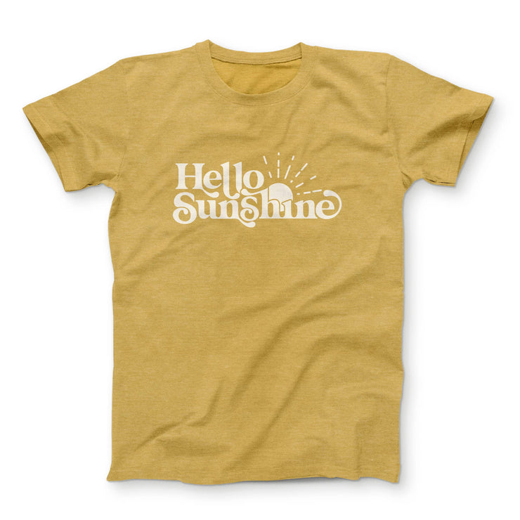 Hello Sunshine Tee Shirt : Mustard - Mix Home Mercantile