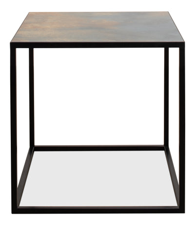 Grey and Black Side Table - Mix Home Mercantile