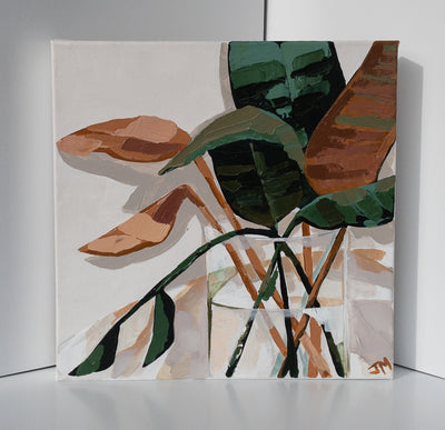 12x12 Julie Mason Floral on Canvas II - Mix Home Mercantile