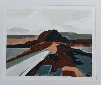 8"x10" Julie Mason Landscape on Canvas Paper IV - Mix Home Mercantile