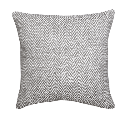 24" Black and White Zig Zag Pillow - Mix Home Mercantile