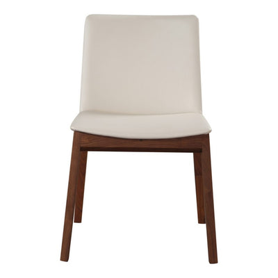 Faux Leather White Dining Chair - Mix Home Mercantile
