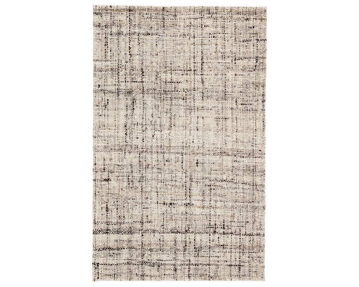 9' x 12' Ivory and Charcoal Rug - Mix Home Mercantile