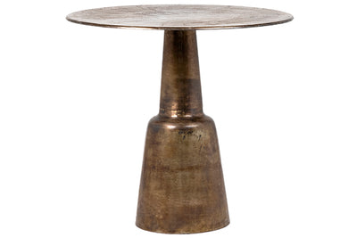 32" Antique Brass Finish Table - Mix Home Mercantile