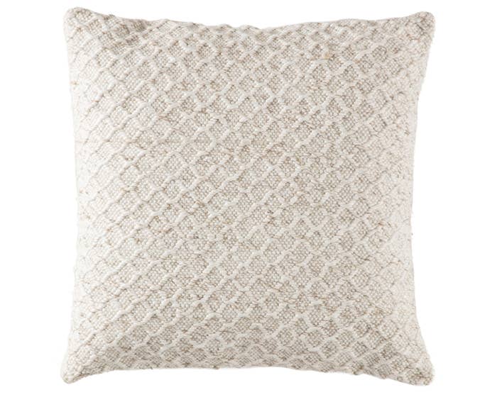 32" Knitted Gray Wool Pillow - Mix Home Mercantile