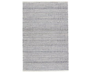 9' x 12' Slate Blue and Ivory Area Rug - Mix Home Mercantile