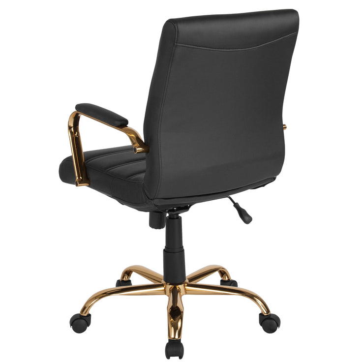 Black & Gold Office Chair - Mix Home Mercantile