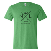 North Liberty Short Sleeve T-Shirt: Green - Mix Home Mercantile