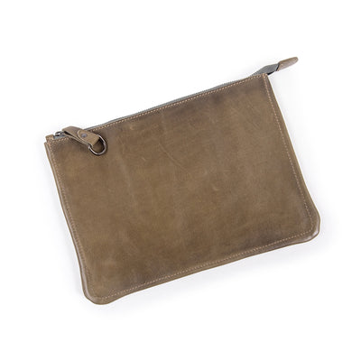 Leather Zip/Clutch Wallet - Mix Home Mercantile