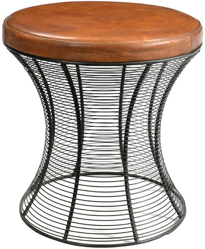 Wood and Metal Modern Stool - Mix Home Mercantile