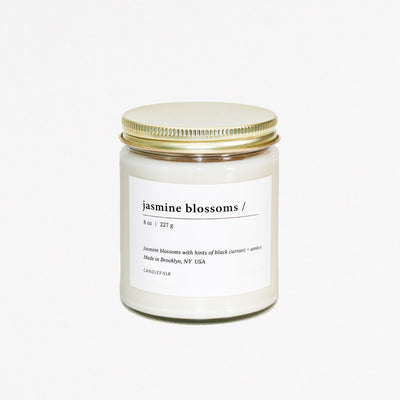 Jasmine Blossoms 8 Oz Soy Candle - Mix Home Mercantile