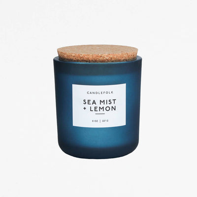 Sea Mist and Lemon Candle - Mix Home Mercantile